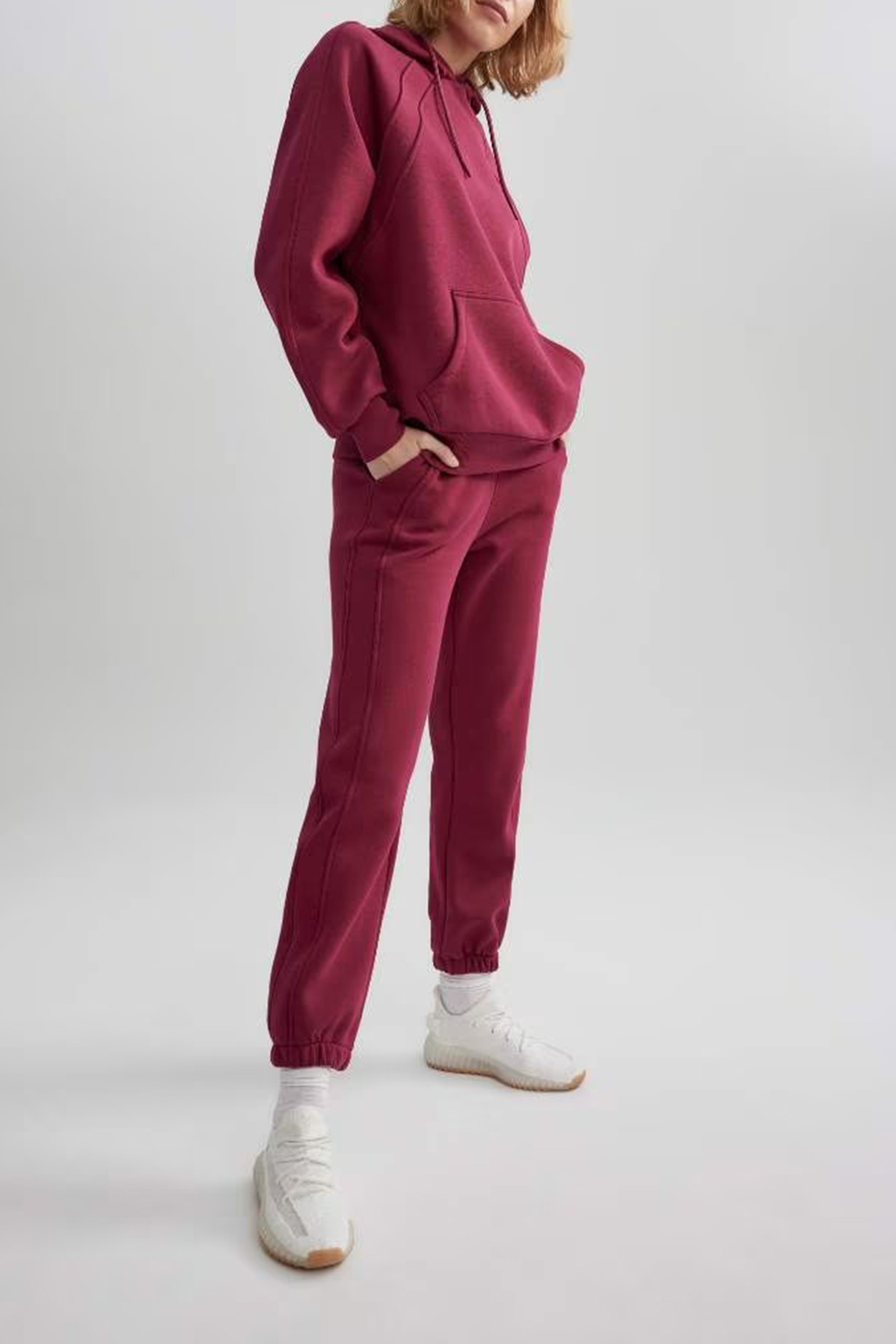 Trendy Solid Waist Trousers