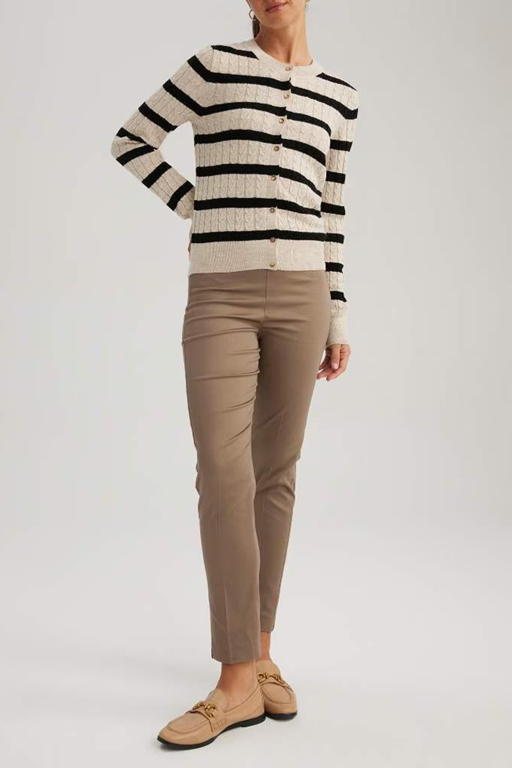 Elastic-Waist Solid Training Pants