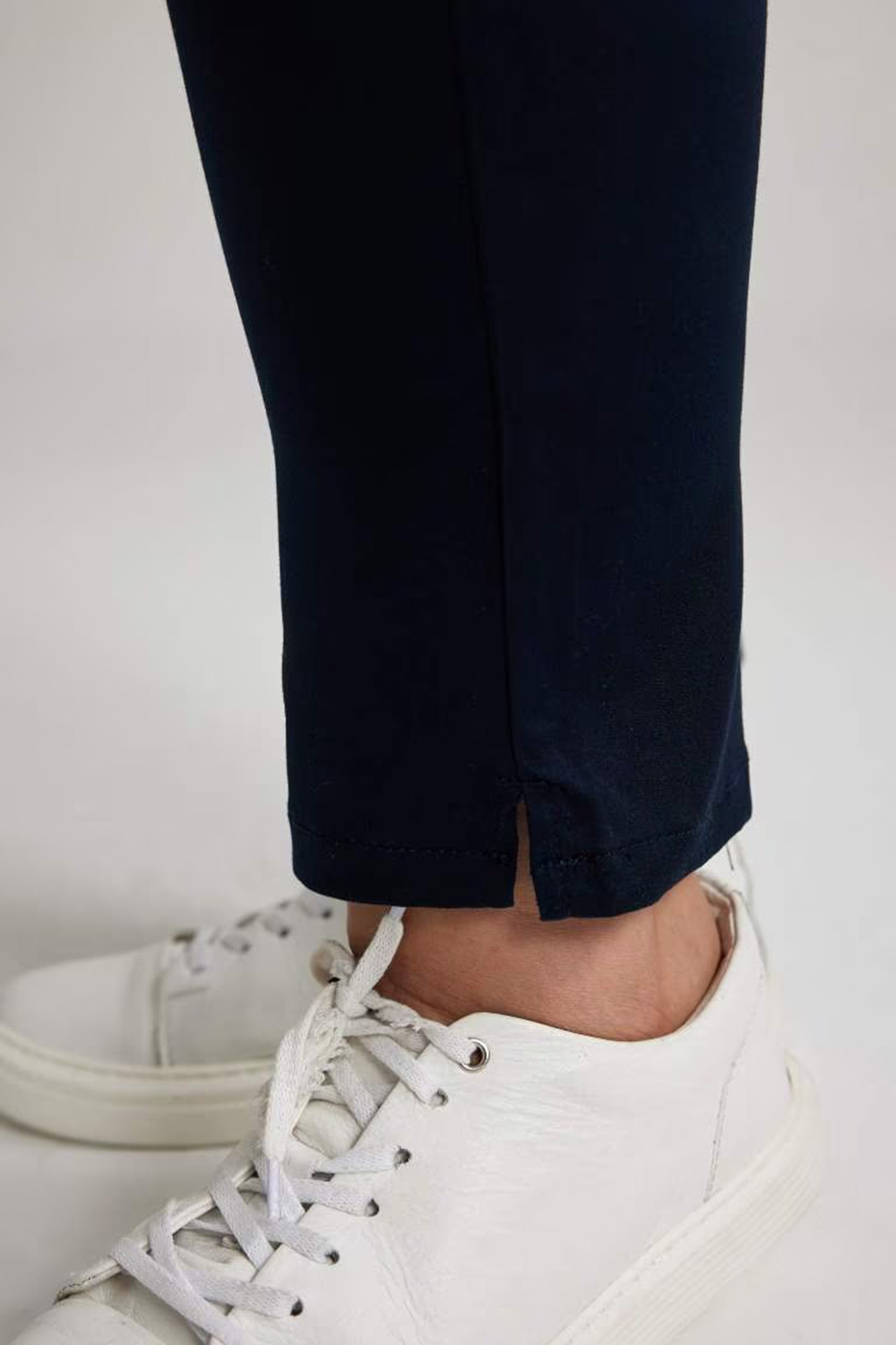 Normal Waist Satin Trousers